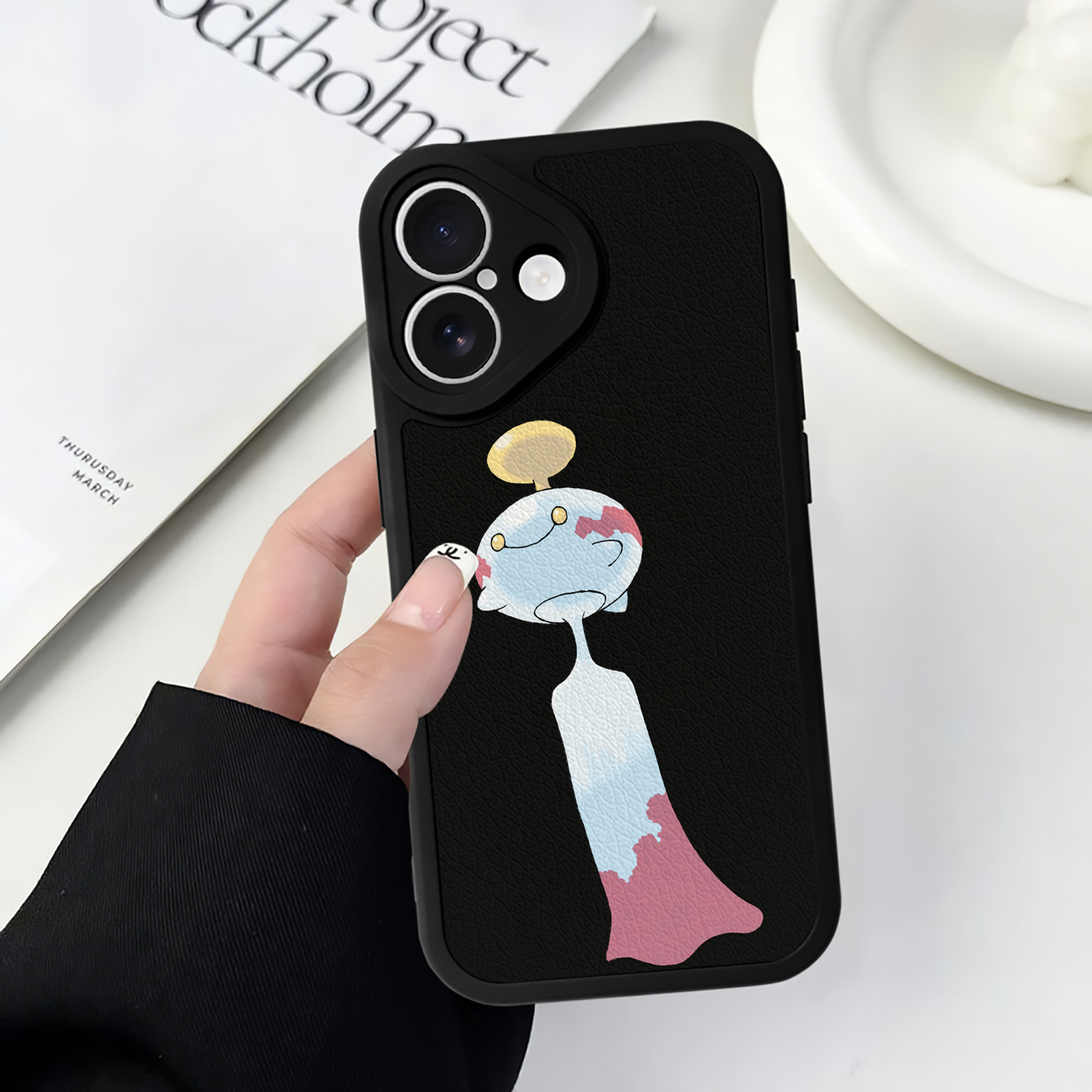 （画像用） ポケットモンスター Pokémon 【iPhone 16シリーズ対応】シリコンスマホケース（レザー調） 材質：シリコン